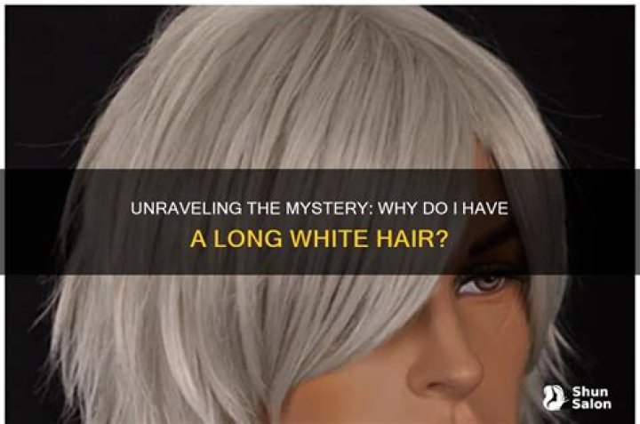 Why do zombies have white hair?