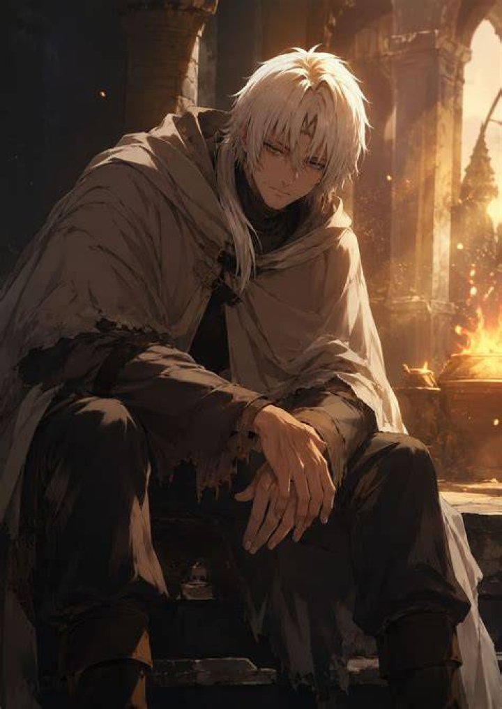 Why does Boyle have white hair?