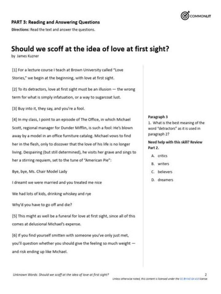 Why Is It Fun to Be Frightened? CommonLit Answers Explained