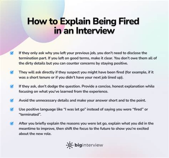 Why Were You Fired? Expert Example Answers & Insights PDF