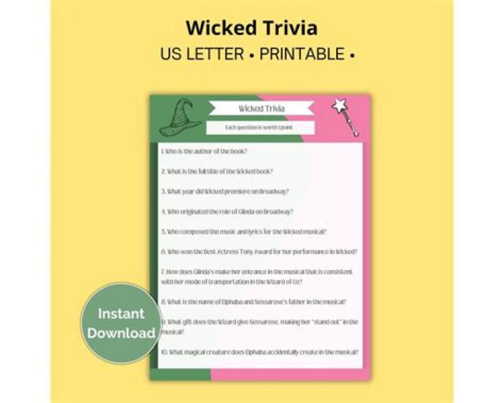 Wicked Trivia Questions and Answers PDF – Fun & Shocking Facts