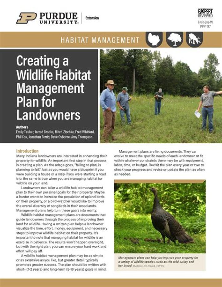 Wildlife Habitat Management PDF: Expert Guidelines for Conservation