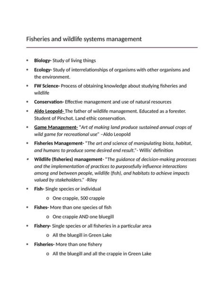 Wildlife Management Notes PDF: Essential Field Guidelines