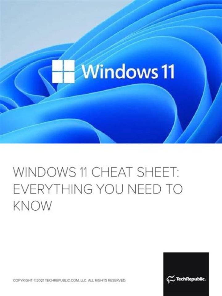 Windows 11 Cheat Sheet PDF: Key Features & Quick Tips
