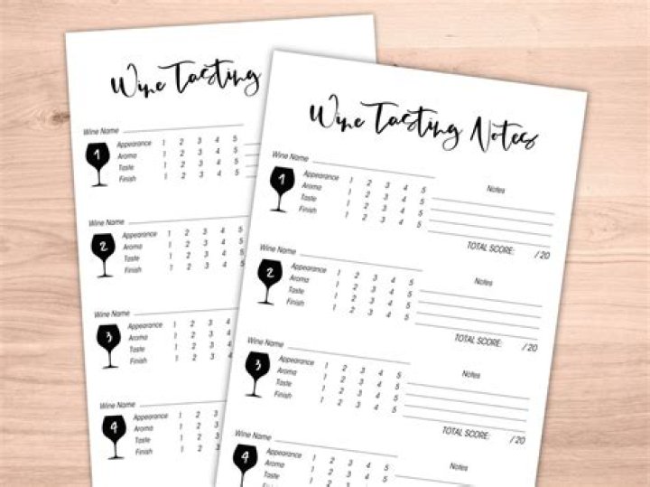 Free Wine Tasting Sheet Template PDF for Perfect Pairings