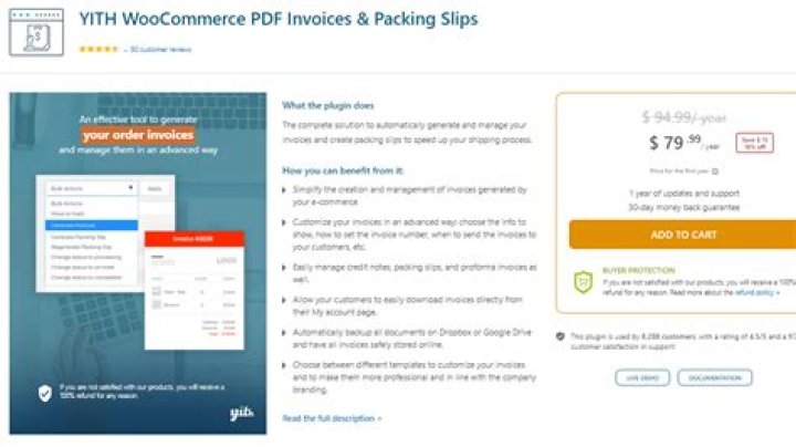 WooCommerce PDF Invoice & Shipping List Generator for E-commerce