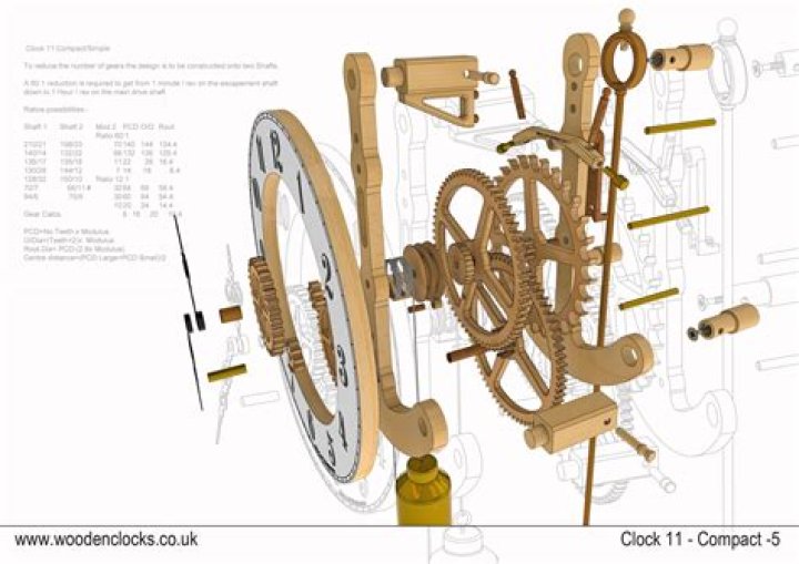 Download Free Wood Clock Plans in PDF for Easy DIY