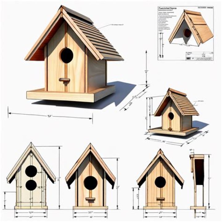 Download Free Wooden Bird House Plans PDF – Easy DIY Construction