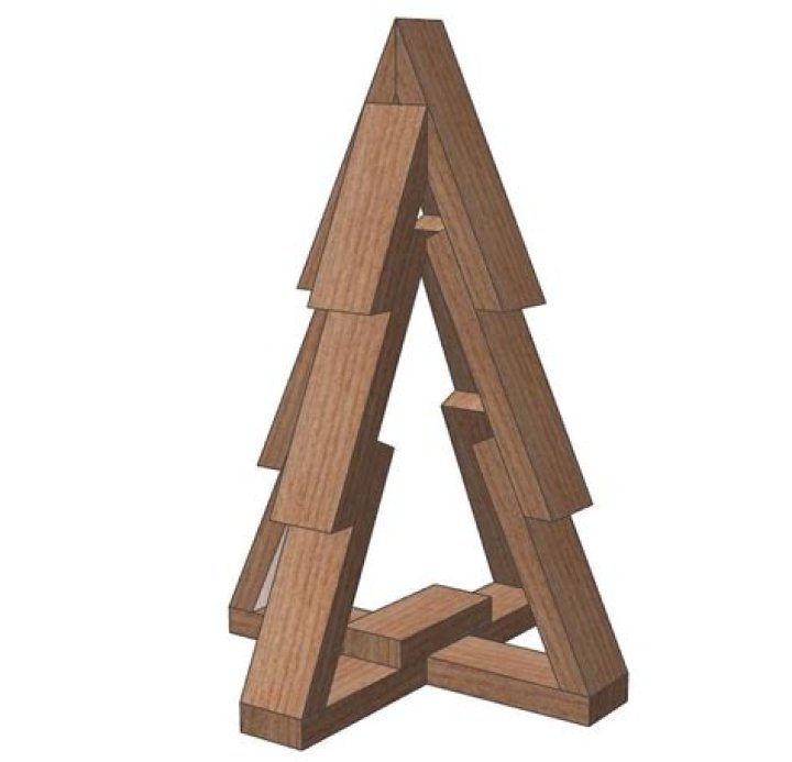 Wooden Christmas Tree Plans PDF – Easy DIY Holiday Decor