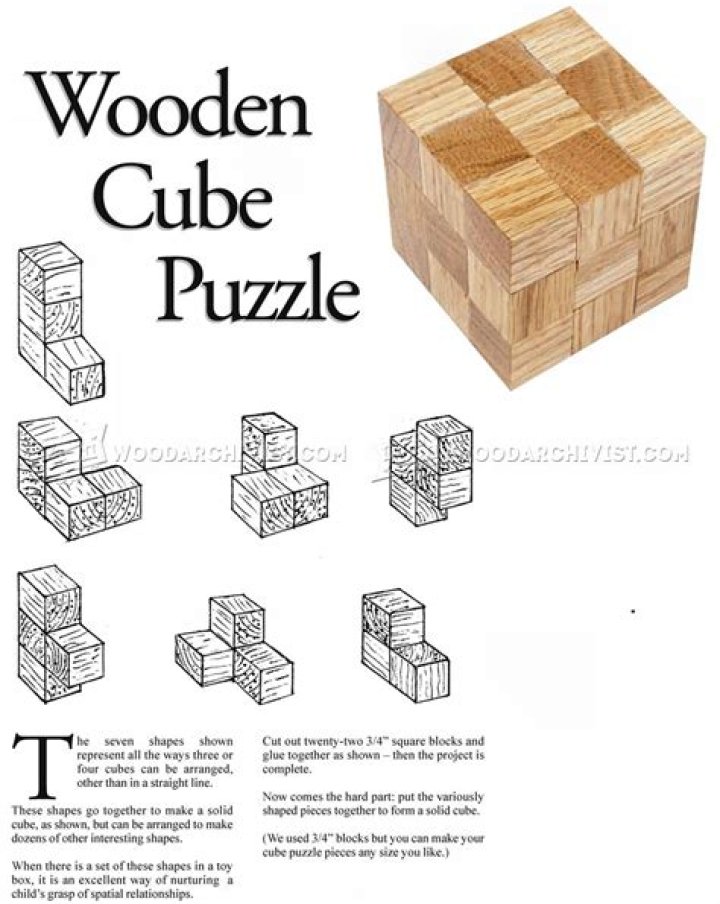 Wooden Puzzle Plans PDF – Easy DIY Wooden Jigsaw Games for All Ages