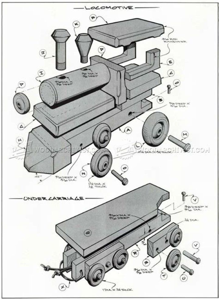 Wooden Toy Train Plans PDF – Easy DIY Construction Guide