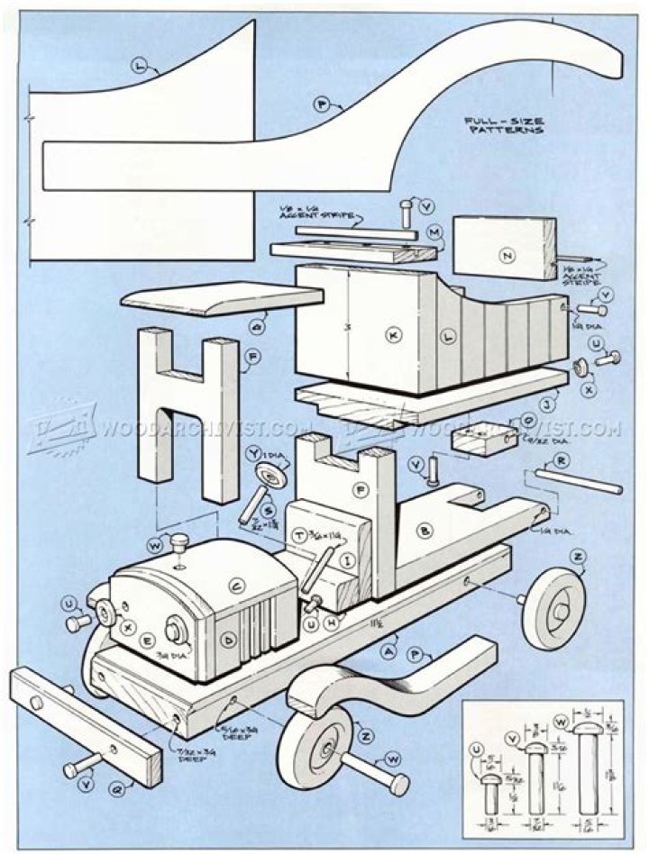 Wooden Toy Truck Plans PDF – Easy DIY Construction Guide