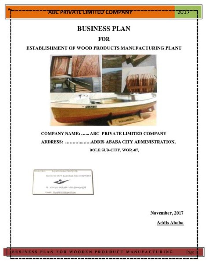 Wooden Toys Manufacturing Business Plan PDF: Step-by-Step Guide