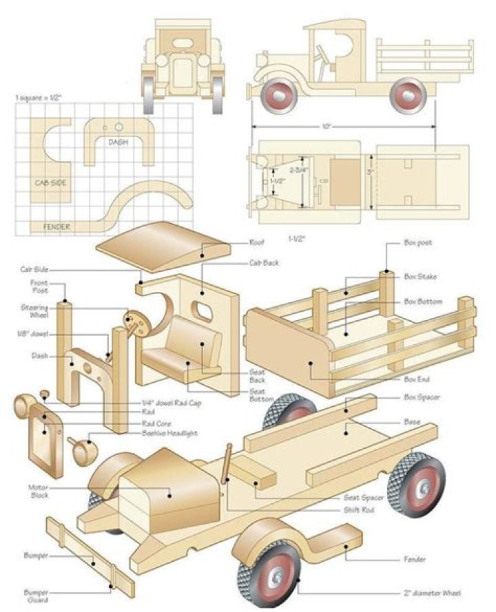 Free Wooden Toys Plans PDF – Easy DIY Toys for Kids