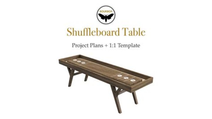 Woodworking Shuffleboard Table Plans PDF – Build Your Own Home Shuffleboard