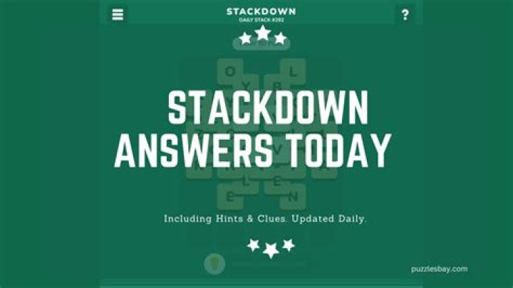 Get Today’s Word Stackdown Answers Fast – PDF Download