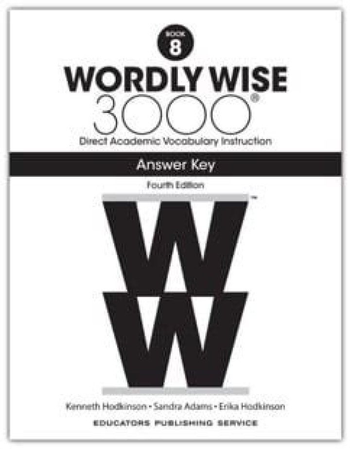 Wordly Wise 3000 Book 8 Lesson 4 Answer Key PDF - Complete Practice & Answers