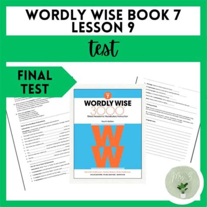 Wordly Wise Book 7 Lesson 15 Answer Key PDF: Master Vocabulary & Words