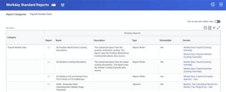Workday Standard Reports List PDF – Instant Access