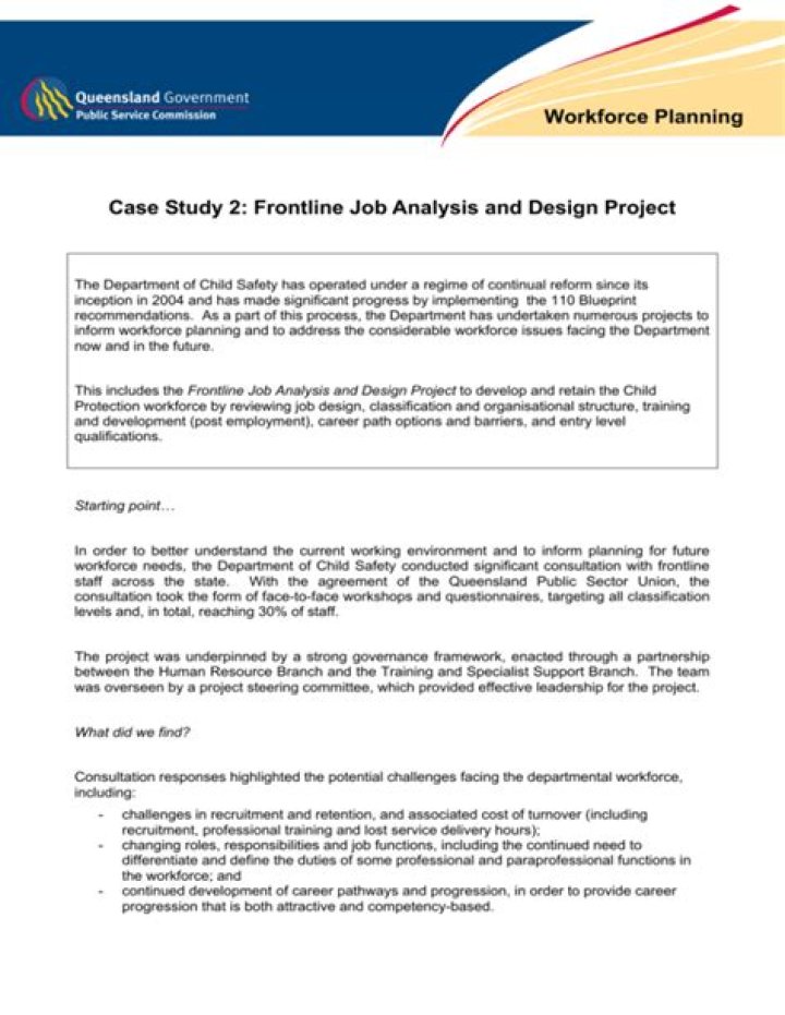 Workforce Planning Case Study: Real-World Examples in PDF