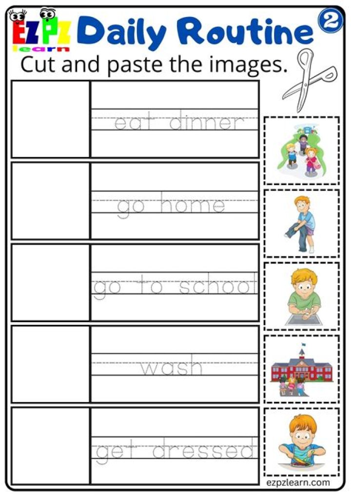 Daily Routine Worksheet PDF for Productive Habits