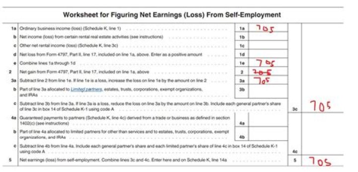 Free PDF Worksheet to Calculate Net Earnings Loss for Self-Employed Individuals