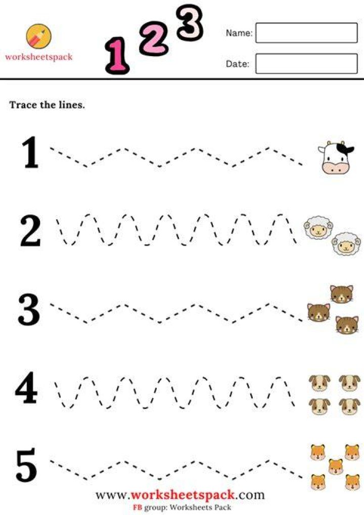 Free Printable Worksheets for 3-Year-Olds PDF – Fun Early Learning Activities