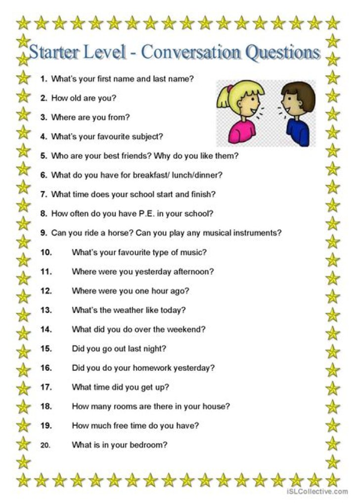 Free Beginner ESL Student Worksheets PDF Download