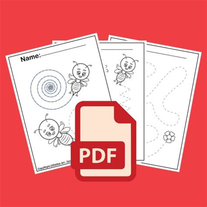 Free Preschool Activity Book Worksheets PDF – Instant Download
