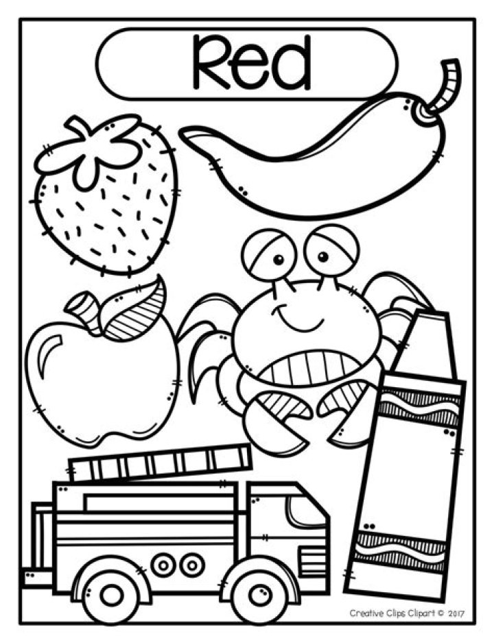 Printable Preschool Coloring Pages PDF for Easy Learning Fun