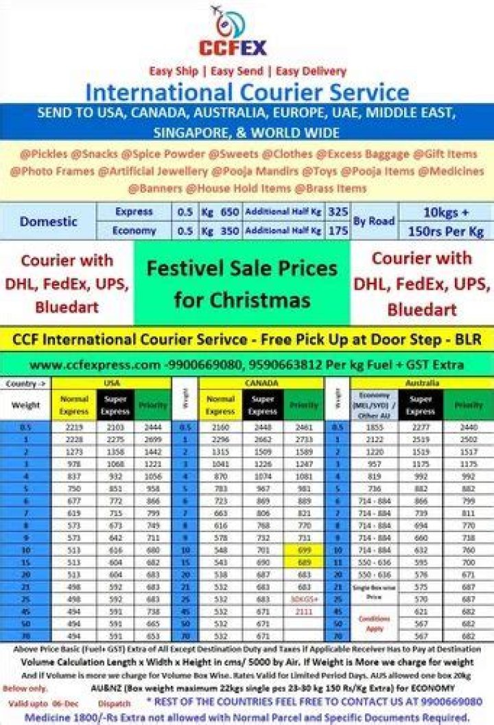 World First Courier: Free Price List PDF Released