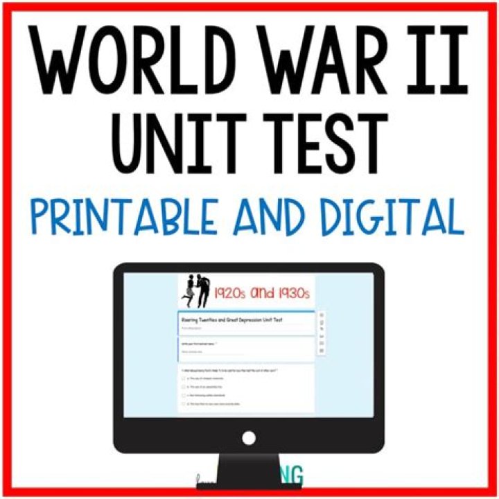 World War 2 Test PDF: Free Historical Exam Questions & Answers