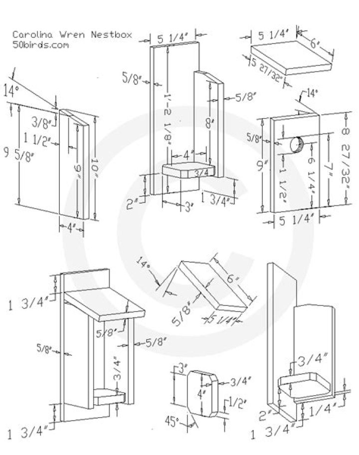DIY Wren Birdhouse Plans PDF – Easy & Attractive Bird Shelter