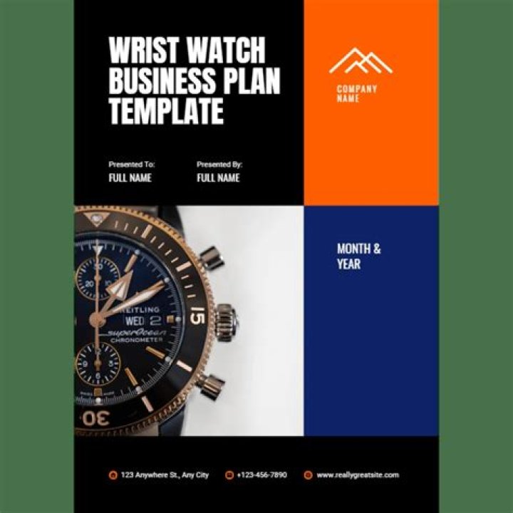 Master Your Wrist Watch Business: Full PDF Business Plan