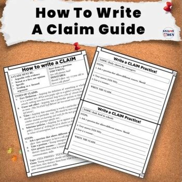 How to Write a Claim Worksheet PDF: Step-by-Step Guide
