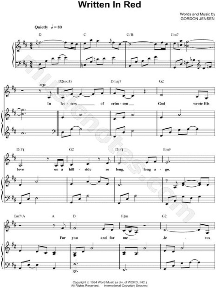 Download Free Red Sheet Music PDFs for Instant Printing