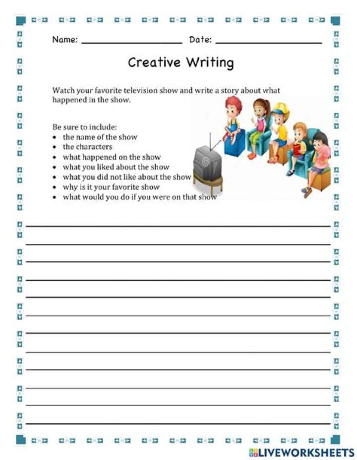 Year 5 Creative Writing Worksheets PDF – Free Downloadable Resources