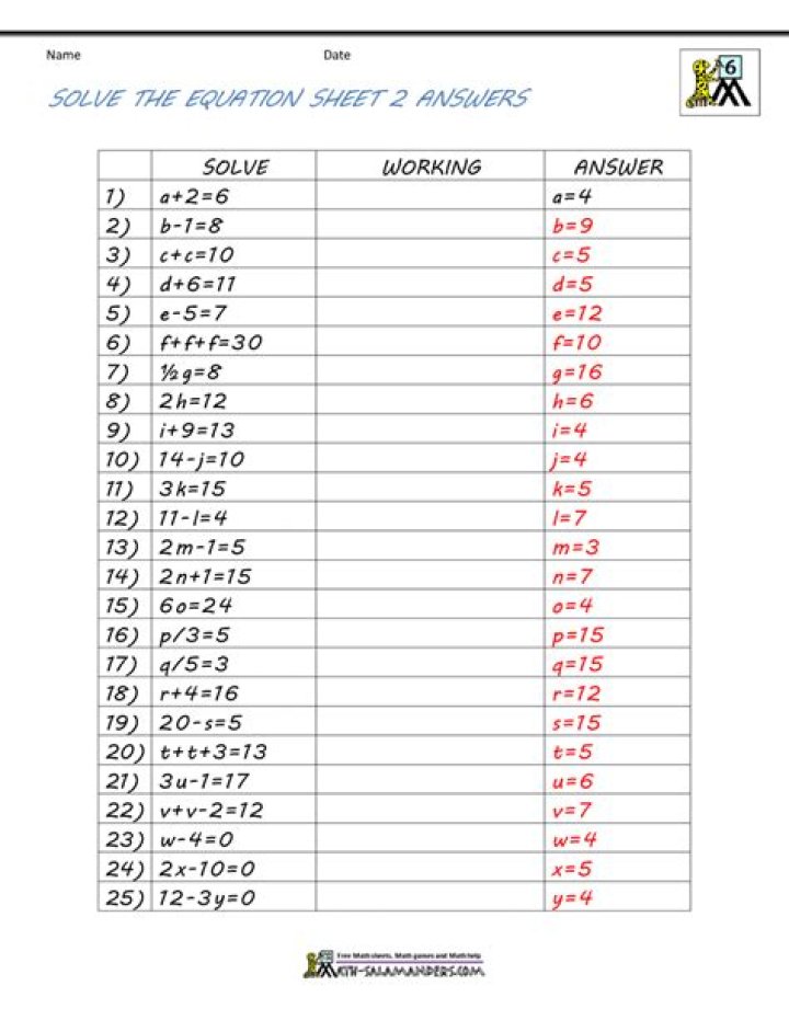Year 7 Algebra Questions and Answers PDF with Step-by-Step Solutions