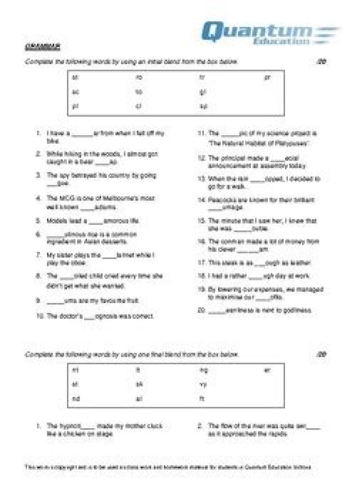 Year 7 English Assessment Test PDF Download Now