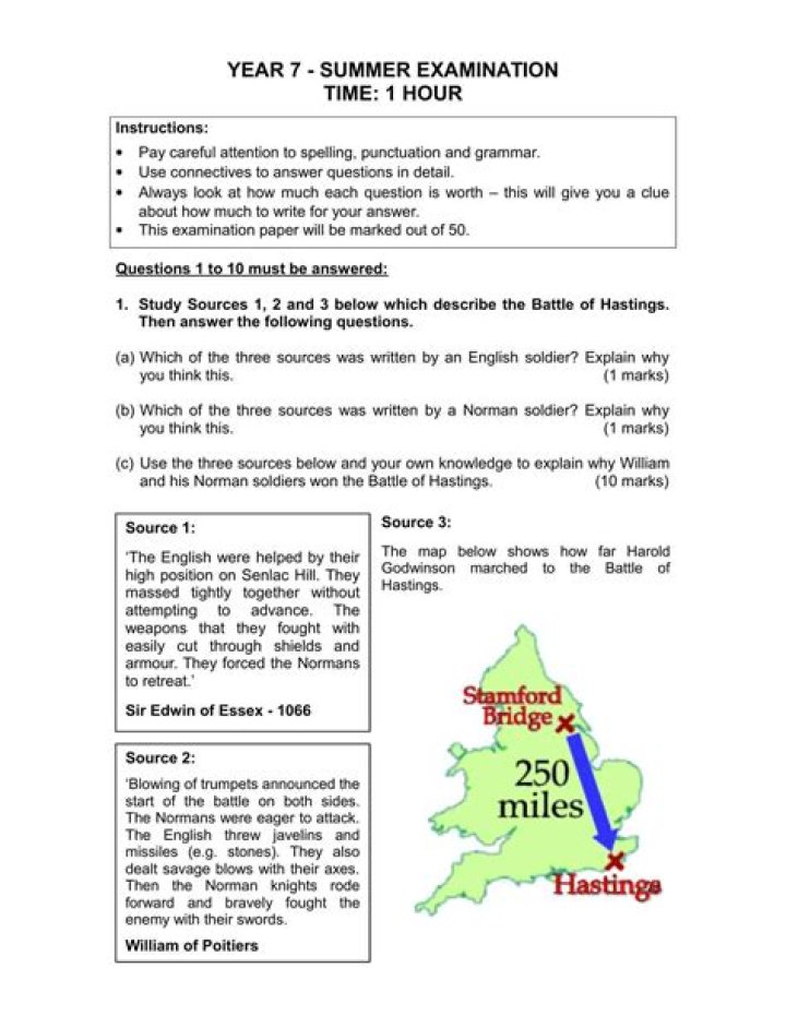 Year 7 History Worksheets PDF for Easy Student Practice