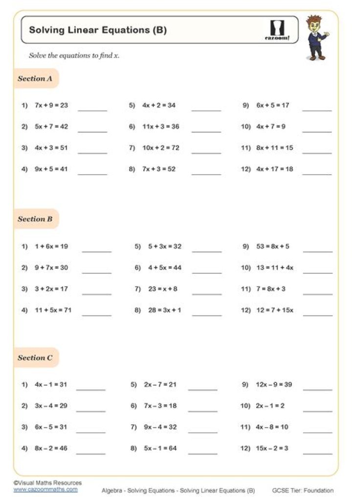 Year 7 Maths Worksheets PDF Free Download – Instant Printable Resources
