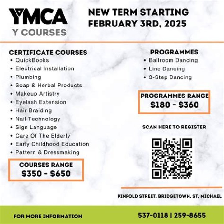 YMCA Courses List & Fees PDF – Complete Fee Guide & Class Options
