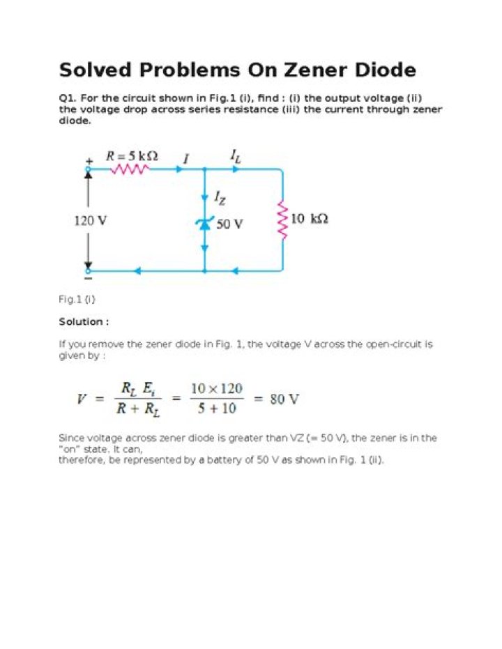 Zener Diode Questions & Answers PDF: Expert Guide to Voltage Regulation
