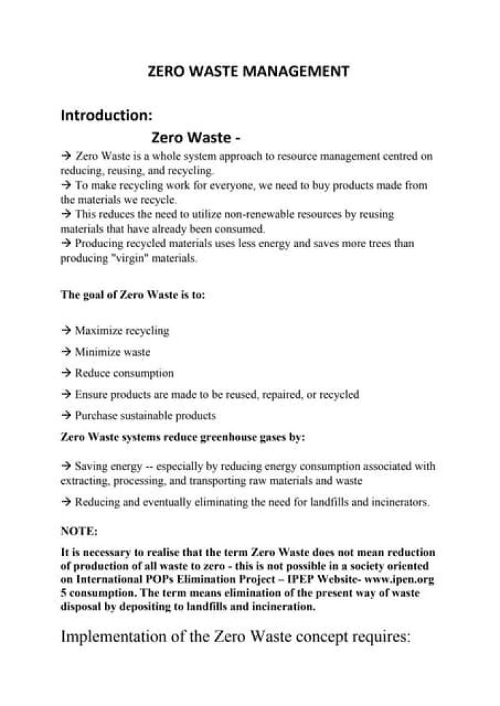 Zero Waste Management PDF: Master Sustainable Living Strategies
