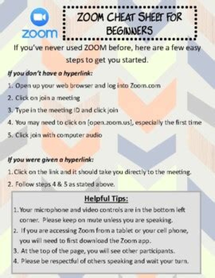 Zoom Cheat Sheet PDF – Quick Reference for Virtual Meetings