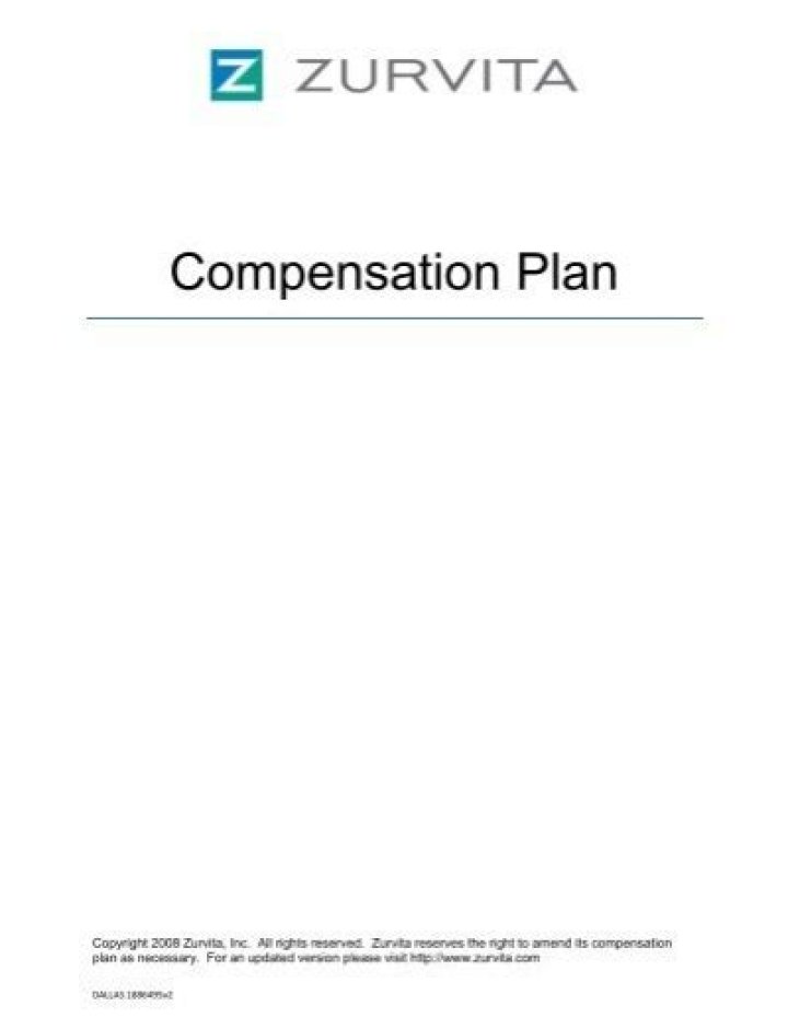Zurvita Compensation Plan PDF: How It Works & Download Now